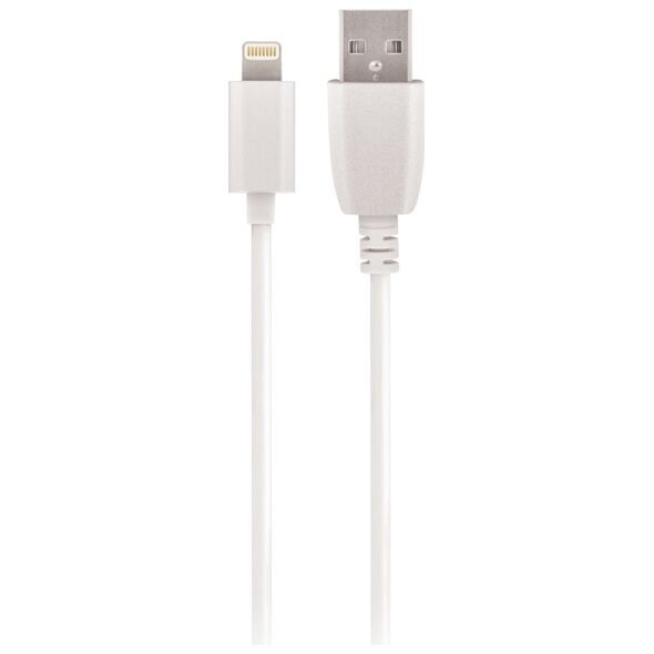 Maxlife cable USB - Lightning 3,0 m 2A white