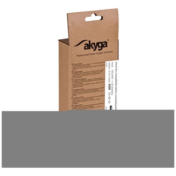 Akyga power supply AK-ND-67 12.0V / 3.60A 45W Magnetic Surface plug Surface PRO 2 1.2m