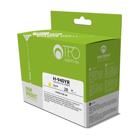Ink H-940YR (C4909A) TFO 28ml, remanufactured