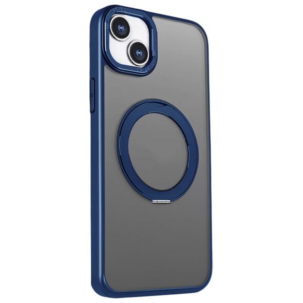 Mag Ring Rotating case for iPhone 14 6,1&quot; navy blue