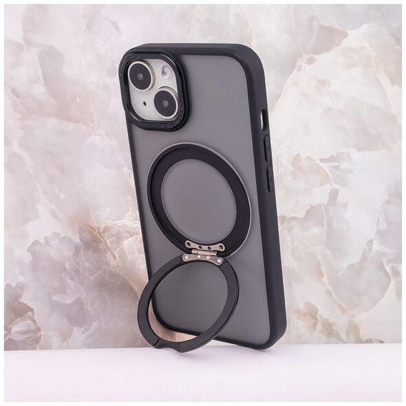 Mag Ring Rotating case for iPhone 15 6,1&quot; black