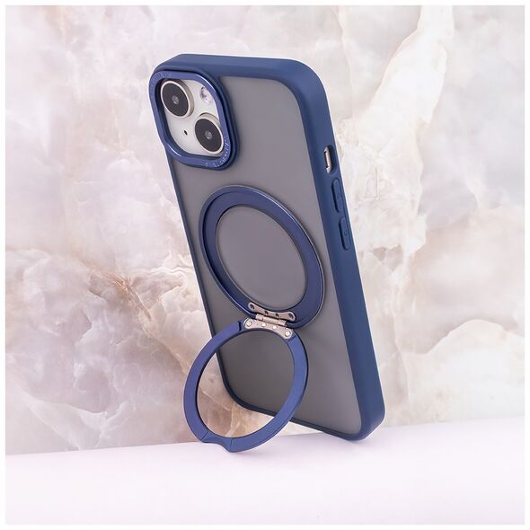Mag Ring Rotating case for iPhone 14 6,1&quot; navy blue