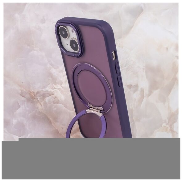 Mag Ring Rotating case for iPhone 15 Pro 6,1&quot; purple