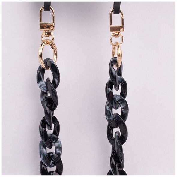 Phone chain long mottled black