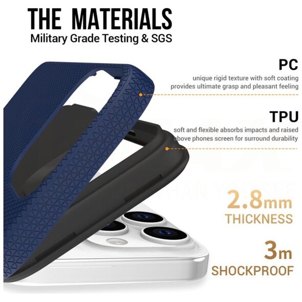 Vmax Triangle Case for Samsung Galaxy A05S 4G navy blue
