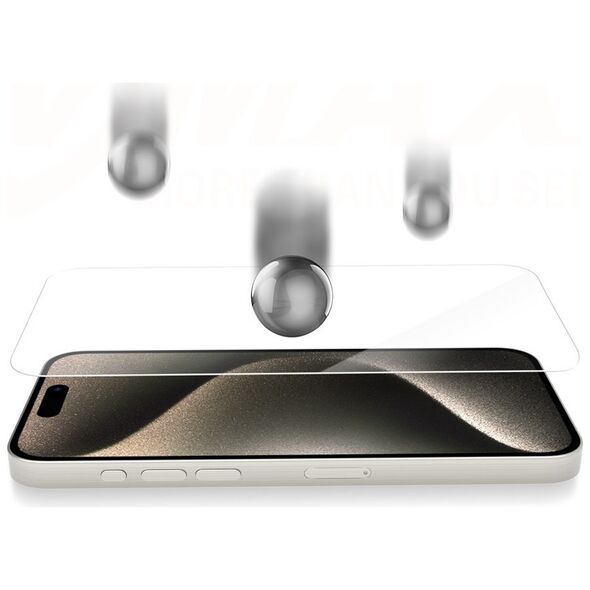 Vmax tempered glass 2,5D Normal Clear Glass for iPhone 15 Pro 6,1&quot;