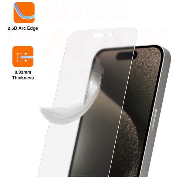 Vmax tempered glass 0.33mm clear glass for iPhone 14 Plus 6,7&quot; matte