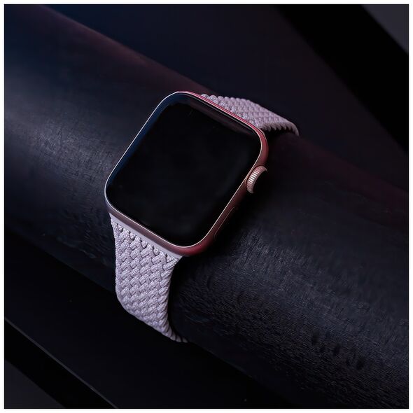 Elastic band S for Apple Watch 42/44/45 mm length 145 mm light gray