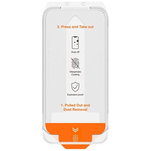 Vmax tempered glass easy install 2,5D Normal Glass for iPhone 13 Pro Max / iPhone 14 Plus 6,7&quot;
