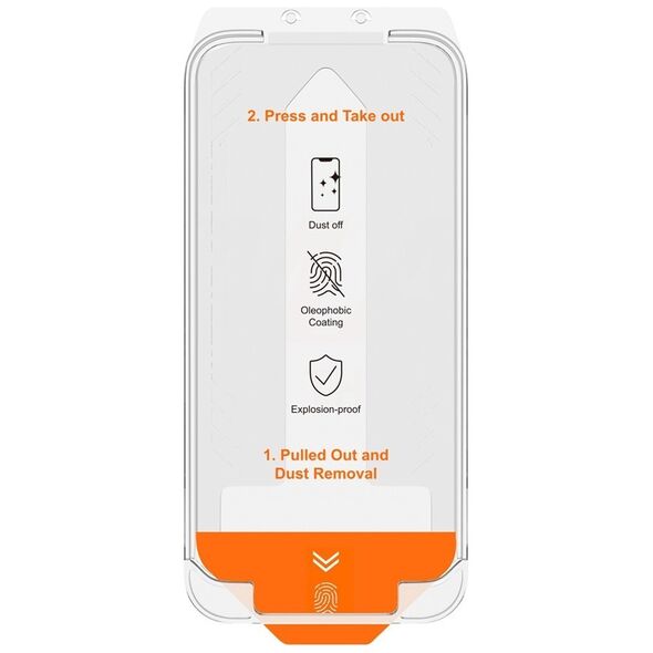 Vmax tempered glass easy install 2,5D Normal Glass for iPhone 15 Pro Max 6,7&quot;