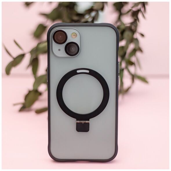Mag Ring case for iPhone 15 Plus 6,7&quot; black
