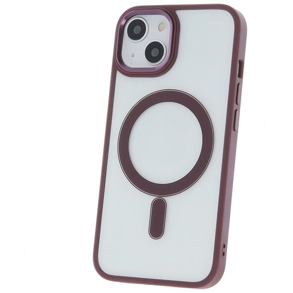 Satin Clear Mag case for iPhone 12 / 12 Pro 6,1&quot; purple
