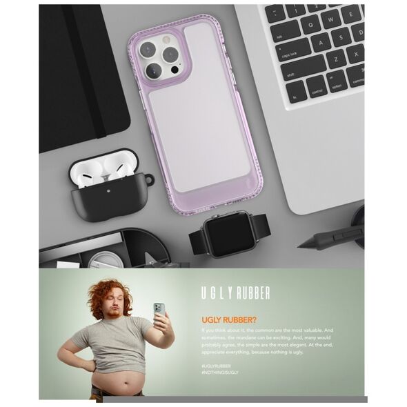Ugly Rubber UMODEL case for iPhone 13 Pro 6,1&quot; clear