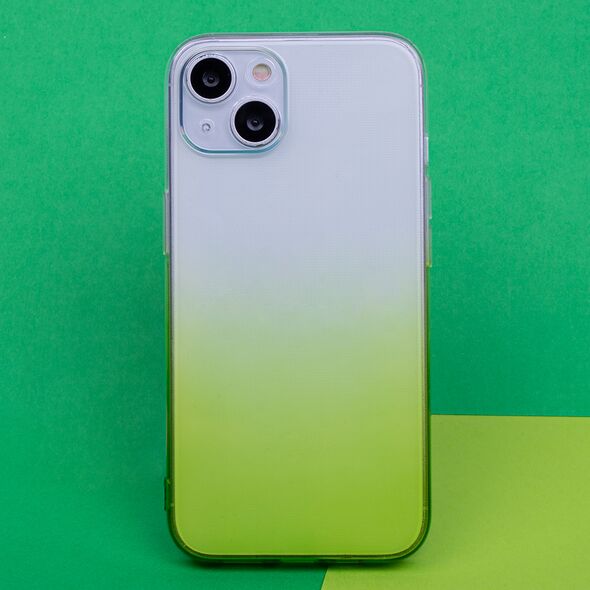 Gradient 2 mm case for iPhone 15 Pro Max 6,7&quot; green
