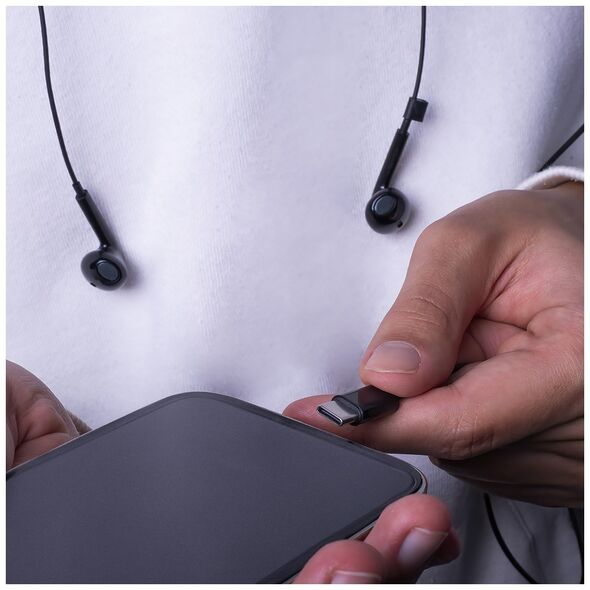 Maxlife wired earphones MXEP-04 USB-C black