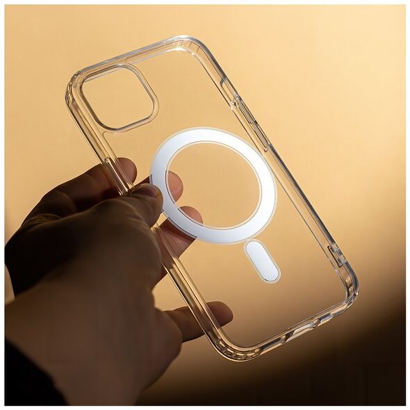 Anti Shock 1,5 mm Mag case for iPhone 15 Plus 6,7&quot; transparent