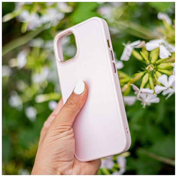 Satin case for iPhone 12 / 12 Pro 6,1&quot; pink