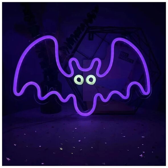 Neon PLEXI LED FLYING BAT purple FPNE11 Forever Light