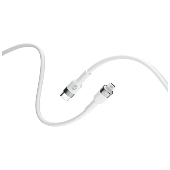 Forever Flexible cable USB-C - Lightning 2,0 m 20W white