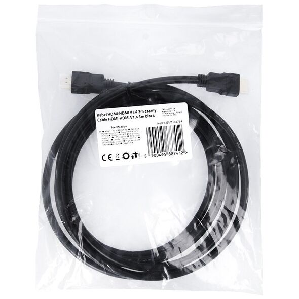 HDMI-HDMI Cable V1.4 3m black