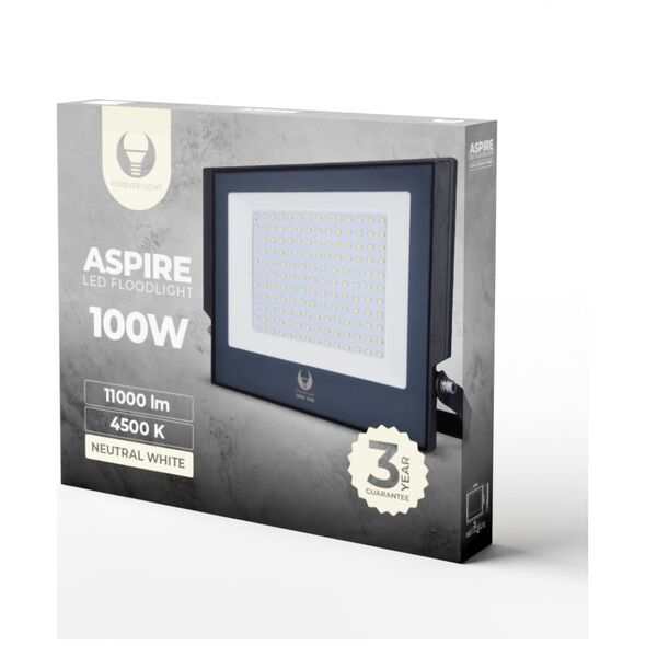 Floodlight LED ASPIRE 100W 4500K 11000lm 230V Forever Light