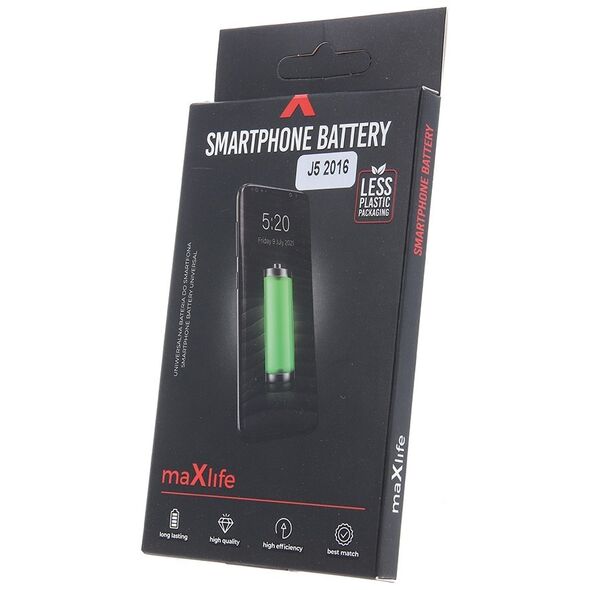 Maxlife battery for Samsung Galaxy J5 2016 J510 EB-J510CBE 3100mAh 5900495614353