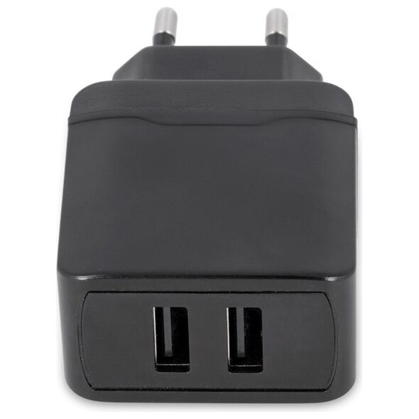 Maxlife MXTC-02 charger 2x USB 2.4A black 5900495758040