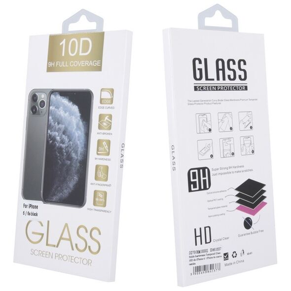 Tempered glass 10D for Xiaomi Redmi 9A / 9AT / 9C / 9i black frame 5900495860392