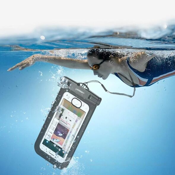 Ugreen Ugreen - Waterproof Case (50919) - IPX8, with Security System for Mobile Phone, max 6.5" - Black 6957303859191 έως 12 άτοκες Δόσεις