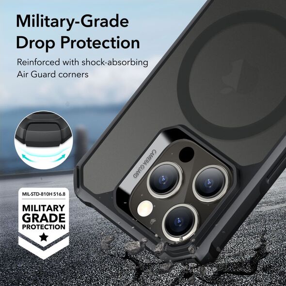 ESR Husa pentru iPhone 15 Pro Max - ESR Air Armor HaloLock - Frosted Black 4894240178256 έως 12 άτοκες Δόσεις