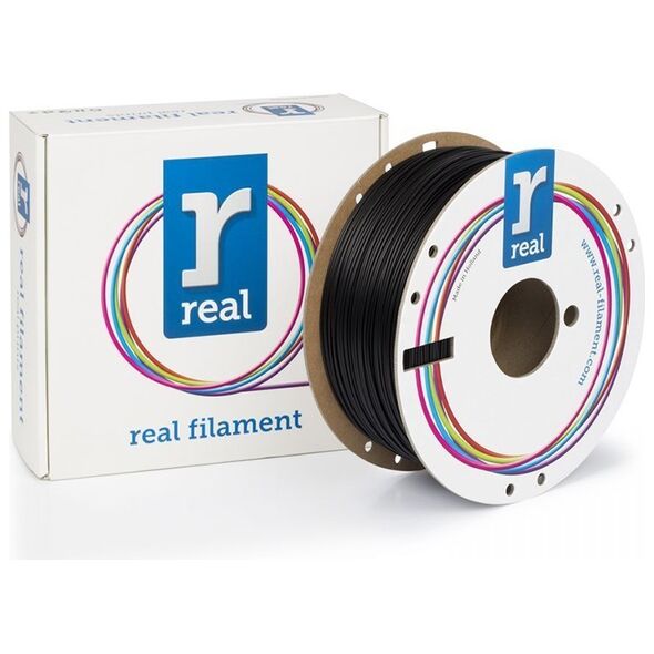 REAL PLA Recycled 3D Printer Filament - Black - spool of 1Kg - 1.75mm (REALPLARBLACK1000MM175) έως 12 άτοκες Δόσεις