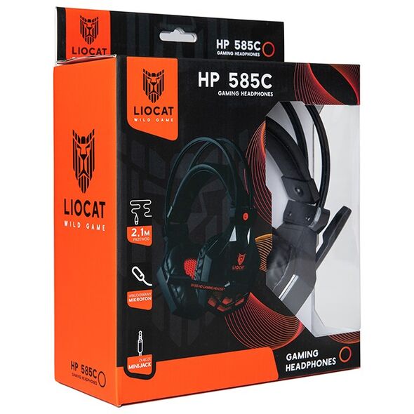 Liocat gaming headphones 585C black 5907691901096