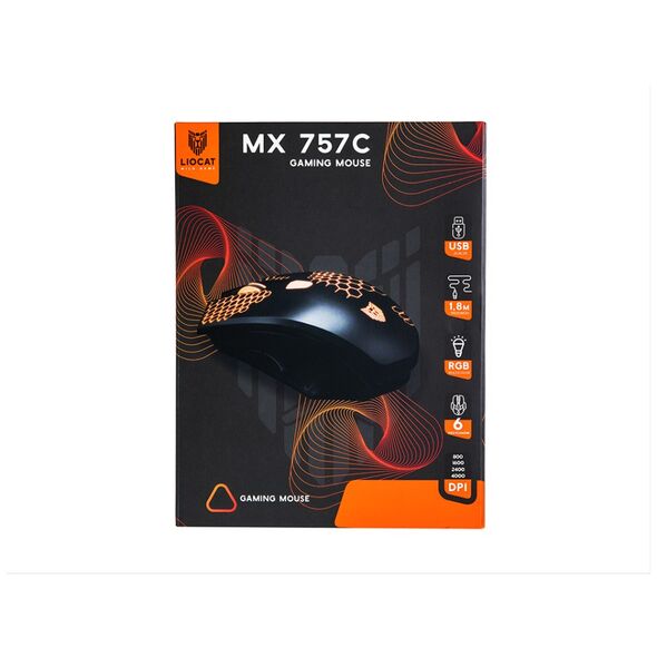 Liocat gaming mouse MX 557C black 5907691901034