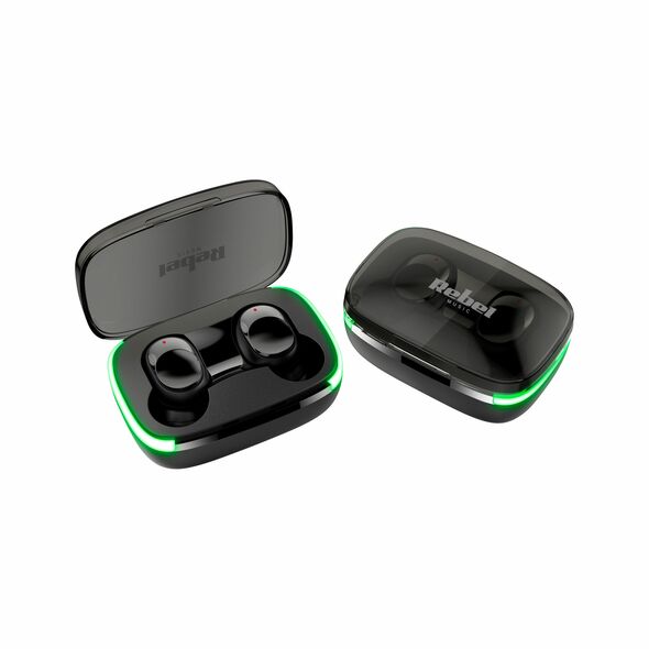 Rebel Ασύρματα in-ear ακουστικά με θήκη φόρτισης Rebel TWS-Y60  έως 12 άτοκες Δόσεις DM-0059-A
