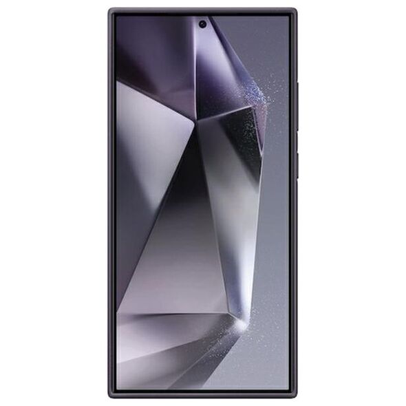 Samsung Vegan Leather Cover for Samsung Galaxy S24 Ultra dark purple 6974994161259