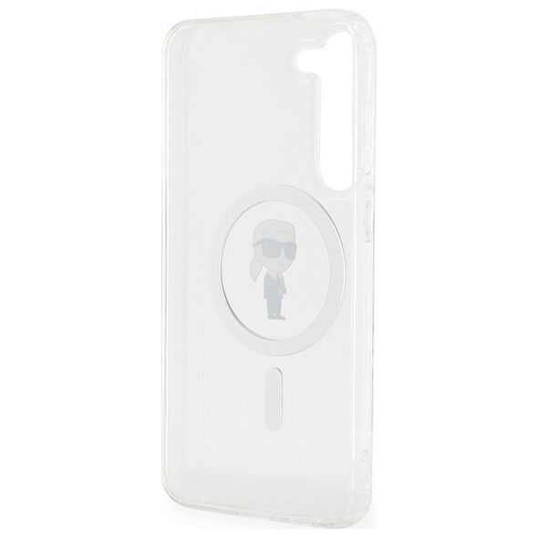 Karl Lagerfeld case for Samsung Galaxy S23+ KLHMS23MHFCKNOT transparent HC MAGSAFE IML IKONIK 3666339241858