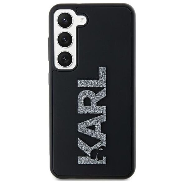 Karl Lagerfeld case for Samsung Galaxy S23+ KLHCS23M3DMBKCK black HC 3D LOGO GLITTER 3666339241940