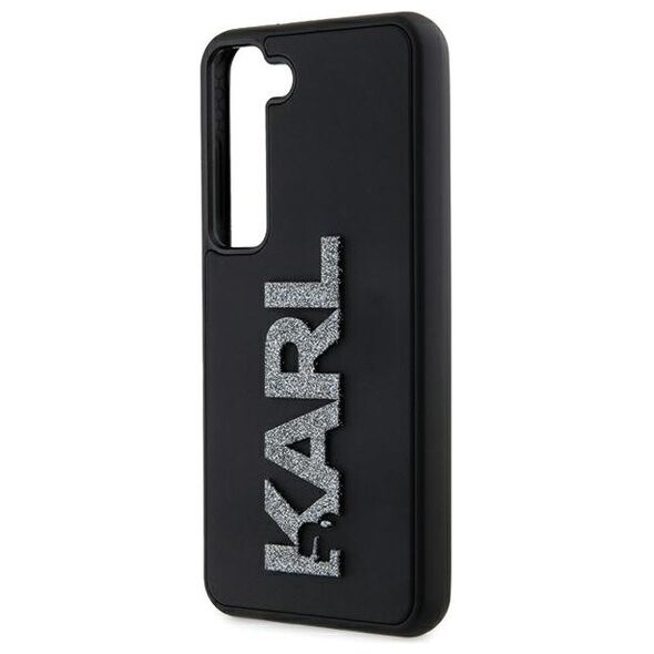 Karl Lagerfeld case for Samsung Galaxy S23+ KLHCS23M3DMBKCK black HC 3D LOGO GLITTER 3666339241940