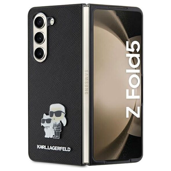 Karl Lagerfeld case for Samsung Galaxy Z Fold 5 KLHCZFD5SAKCNPK black HC SAFFIANO K&C PIN 3666339174040