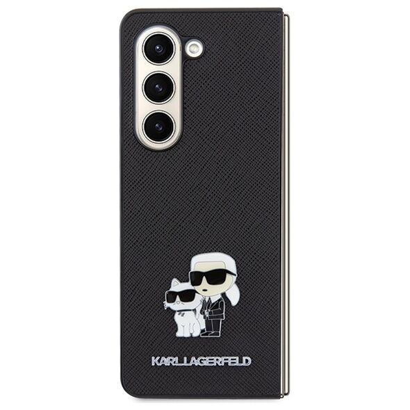 Karl Lagerfeld case for Samsung Galaxy Z Fold 5 KLHCZFD5SAKCNPK black HC SAFFIANO K&C PIN 3666339174040