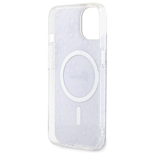 Guess case for iPhone 14 Plus 6,7&quot; GUHMP14MH4STU purple hard case 4G MagSafe 3666339127206
