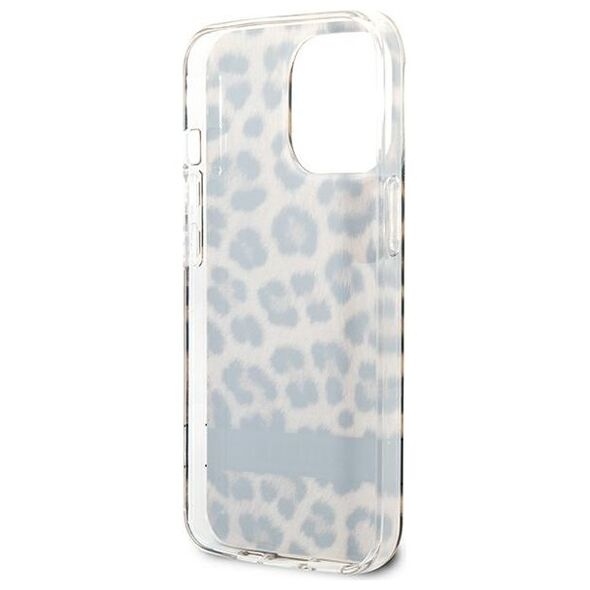 Guess case for IPhone 13 Pro 6,1&quot; GUHCP13LHSLEOW hard case brown Leopard Electro Stripe 3666339047382