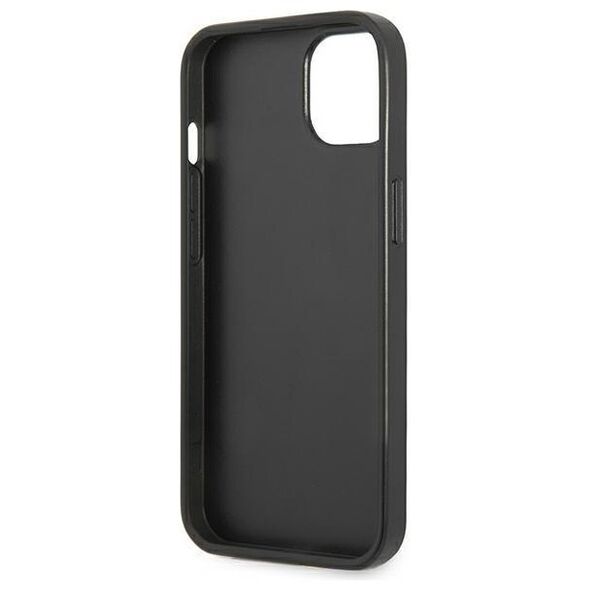 Guess case for iPhone 13 Pro / 13 6,1&quot; GUHCP13LP4TPK black hardcase 4G Triangle Logo Cardslot 3666339048181