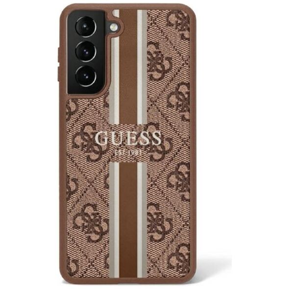 Guess case for Samsung Galaxy S23 GUHCS23SP4RPSW brown hardcase 4G Printed Stripe 3666339117467