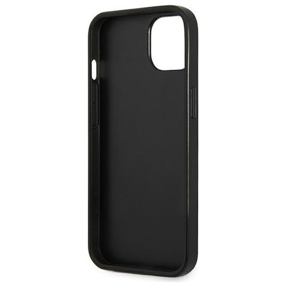 Karl Lagerfeld case for iPhone 13 Mini KLHCP13SMNMP1P black hard case Monogram and plaque 3666339049164