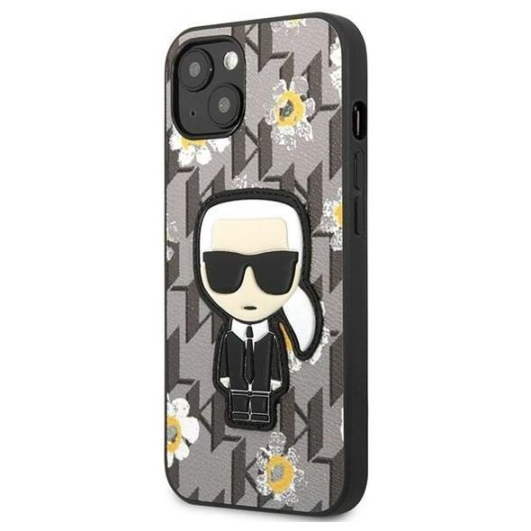 Karl Lagerfeld case for iPhone 13 KLHCP13MPMNFIK1 gray hard case Monogram Iconic Karl 3666339049454