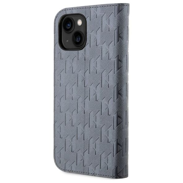 Karl Lagerfeld case for iPhone 14 6,1&quot; KLBKP14SSAKLHPG silver BT Saffiano Mono 3666339122980