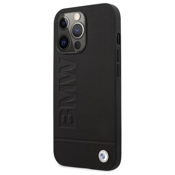 BMW case for iPhone 14 Pro Max 6,7&quot; BMHMP14XSLLBK black hard case Signature Logo Imprint MagSafe 3666339072216