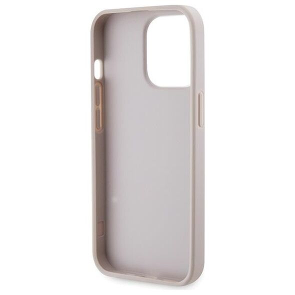 Guess case for iPhone 13 Pro 6,1&quot; GUHCP13LP4TDSCPP pink HC PU Leather Metal Logo Strass Crossbody 3666339147167
