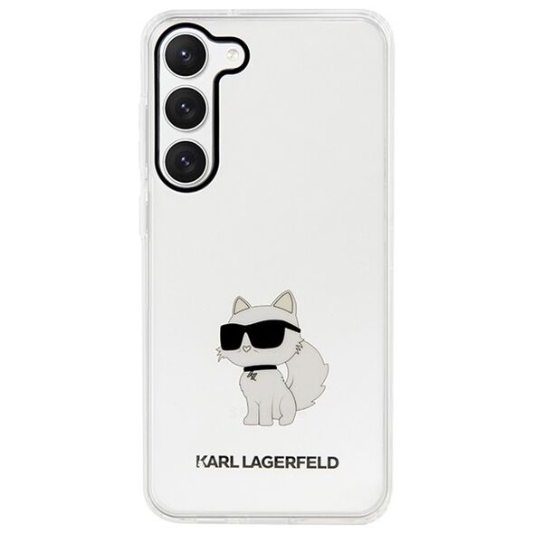 Karl Lagerfeld case for Samsung Galaxy S23 KLHCS23SHNCHTCT transparent HC IML NFT Choupette 3666339117702
